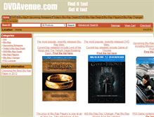 Tablet Screenshot of dvdavenue.com